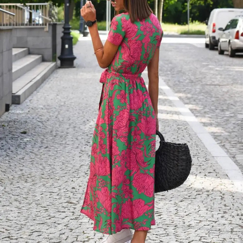 Fez | Robe croisée à imprimé floral