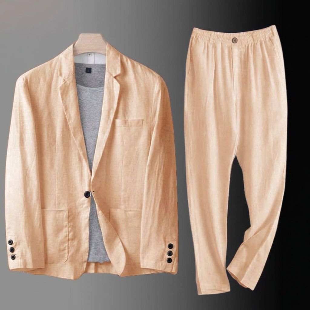 Luco™ | Costume en lin premium à coupe classique
