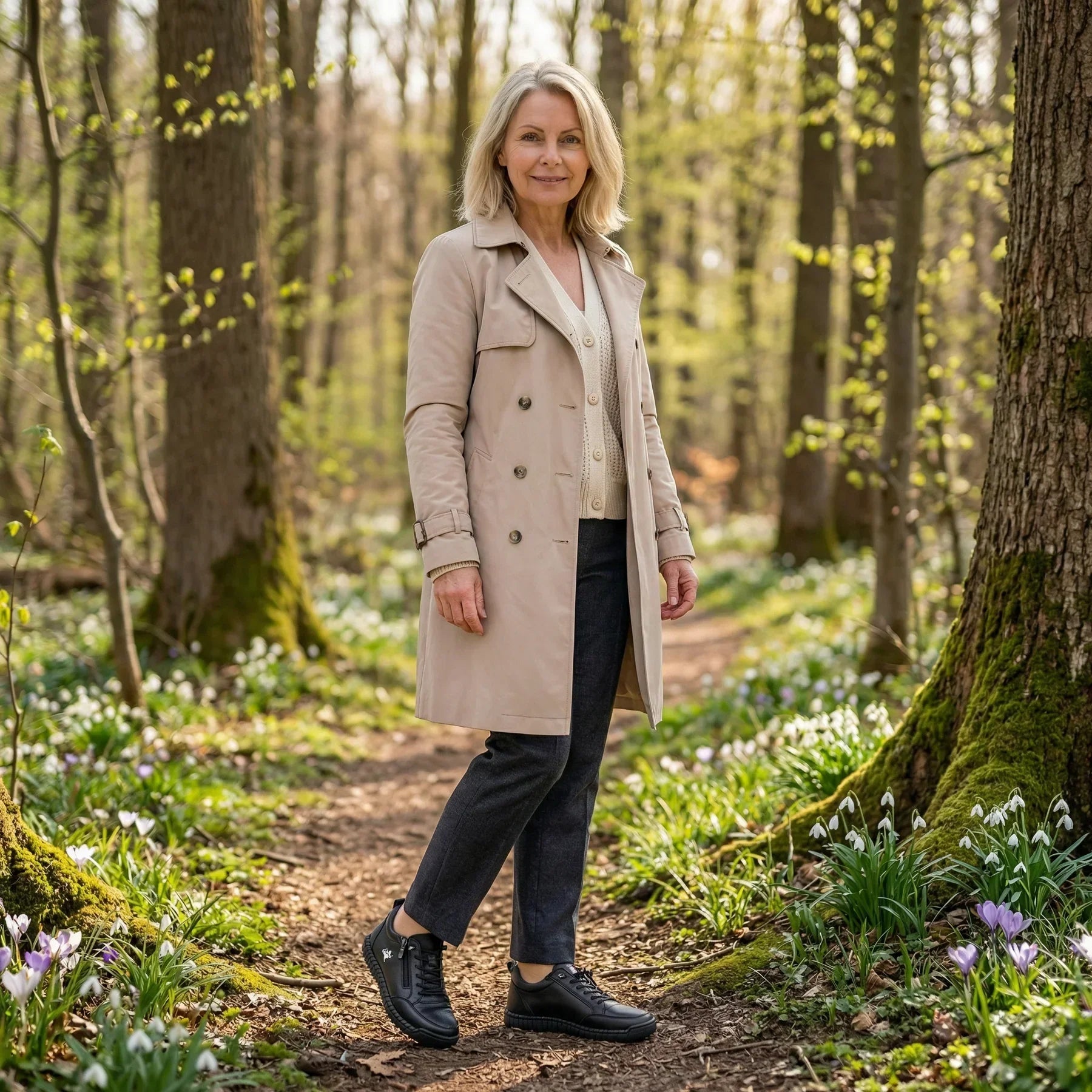 Mira – Chaussures confortables avec fermeture éclair