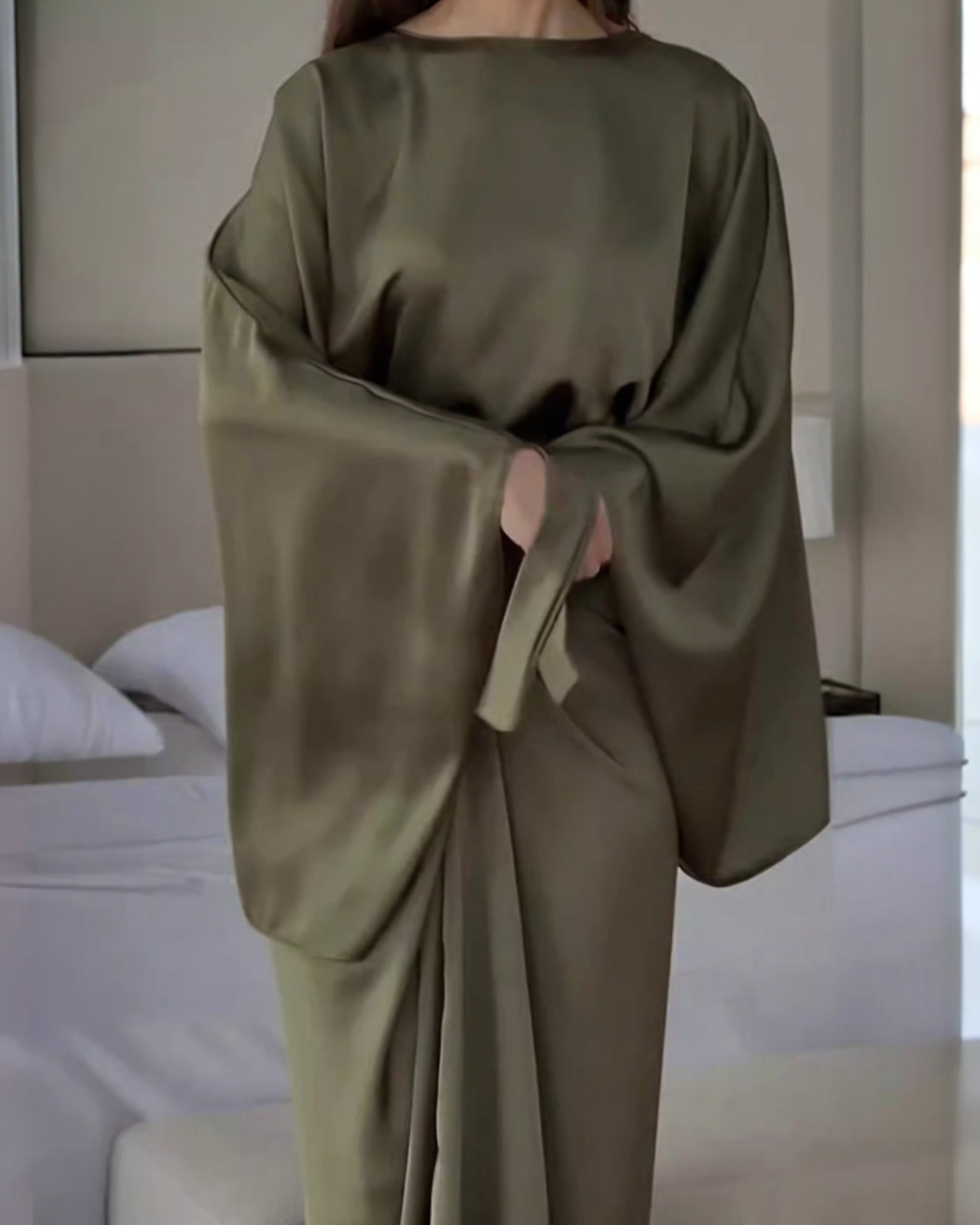 Bianca™ | Robe maxi satin premium