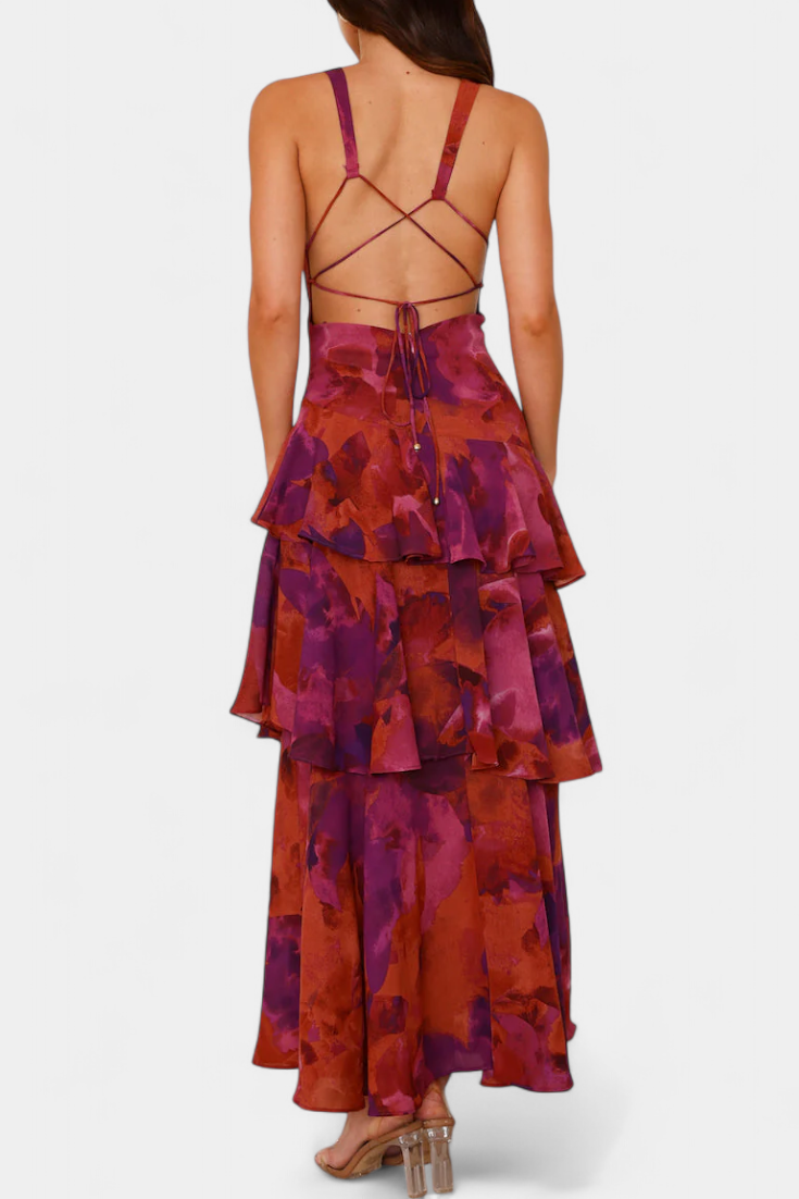 Domenica | Robe en georgette V