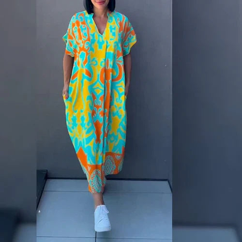 CLARICE | Robe Florale Élégante pour un Style Gracieux et Féminin