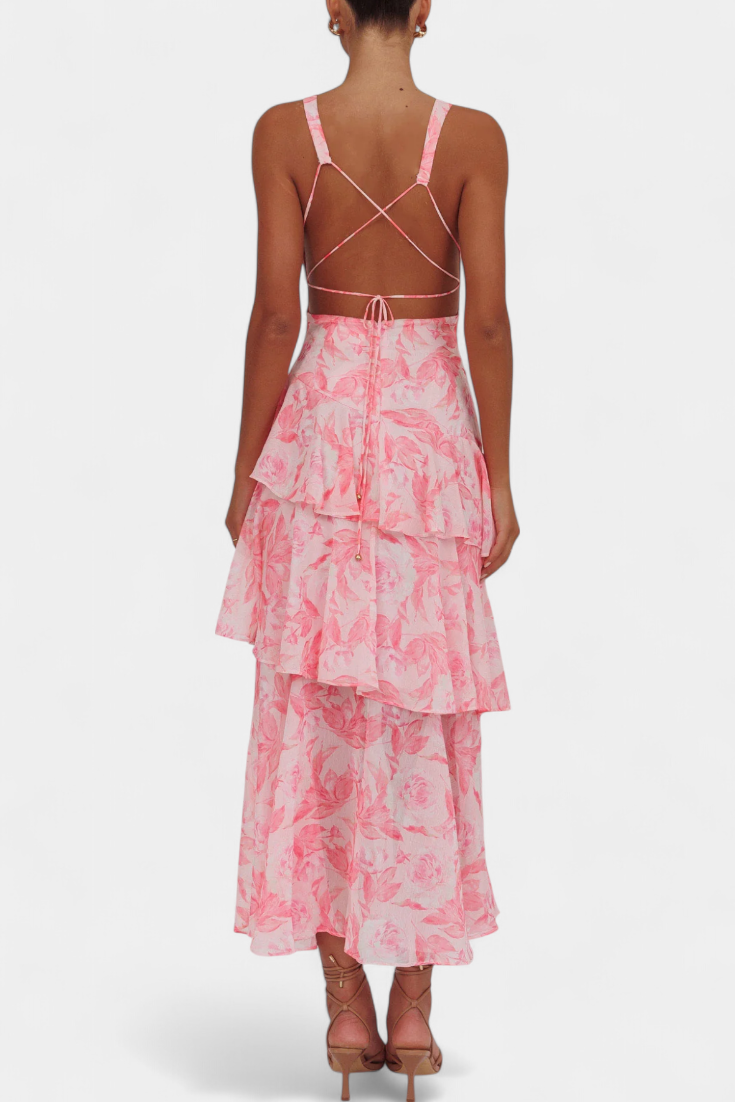 Domenica | Robe en georgette V