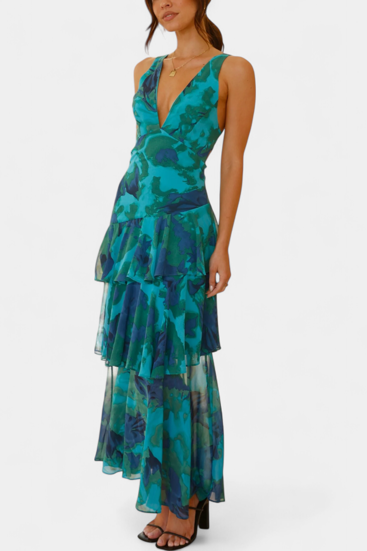 Domenica | Robe en georgette V