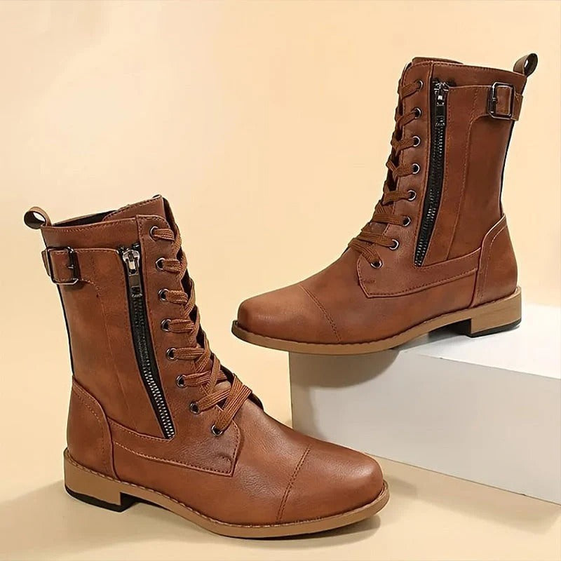 Silvia - Bottes avec soutien plantaire à bout rond