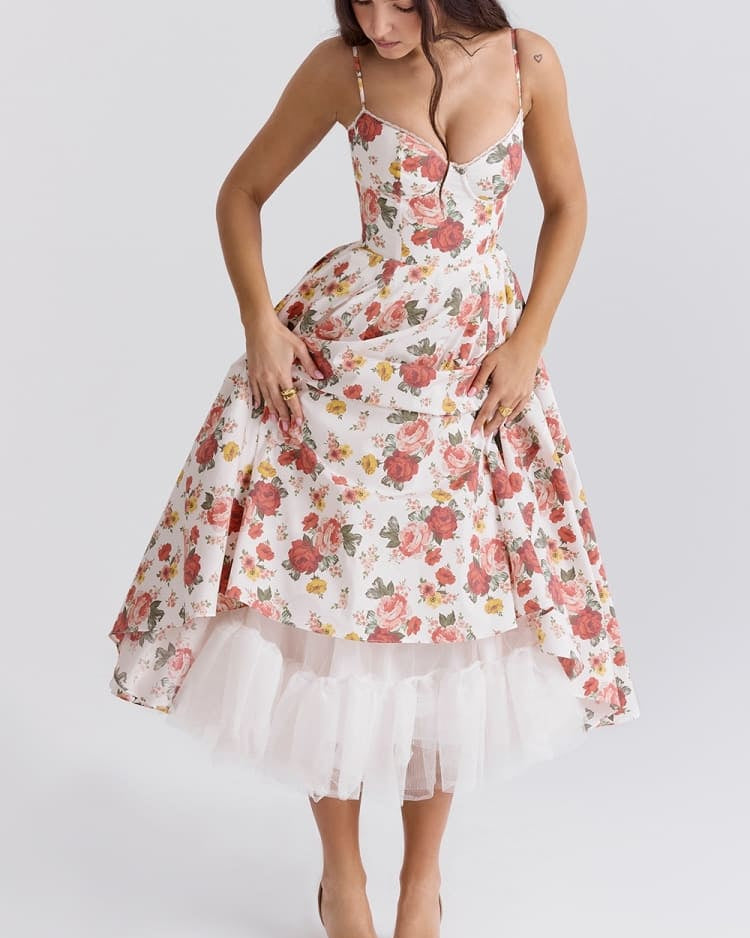 Zafiro | Robe midi de luxe