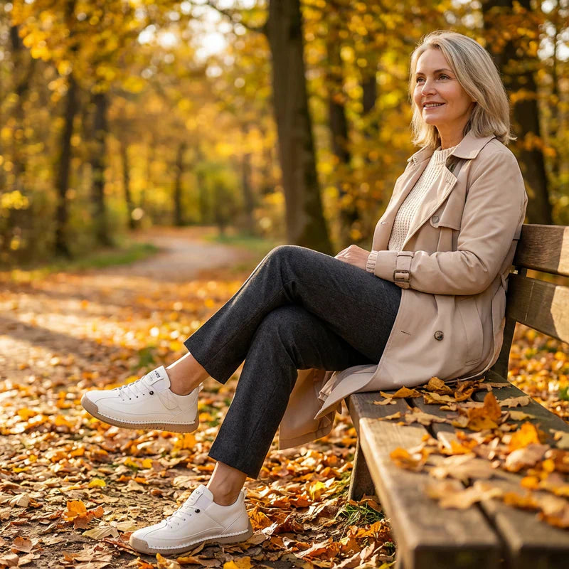 Gisela - Chaussures confortables effet peau
