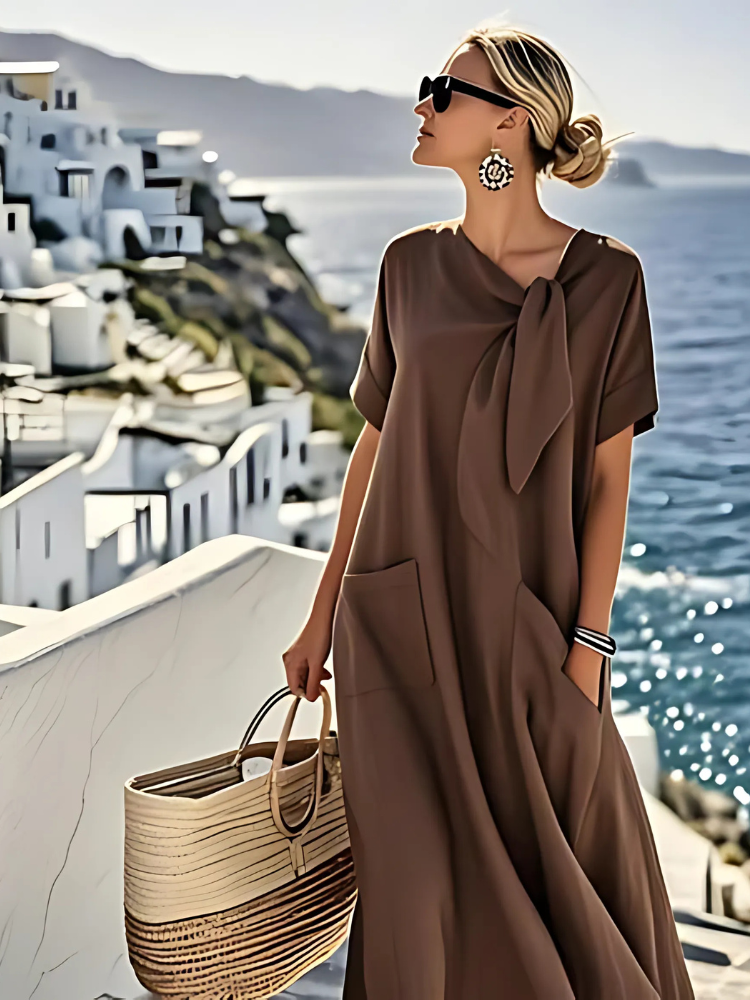 ROMY™ | Robe Élégante avec Poches et Style d'Été Confortable