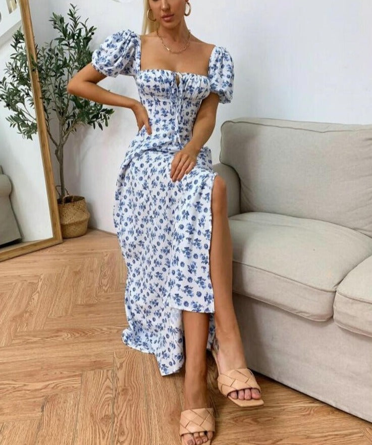 Veronica™ | Robe à manches bouffantes