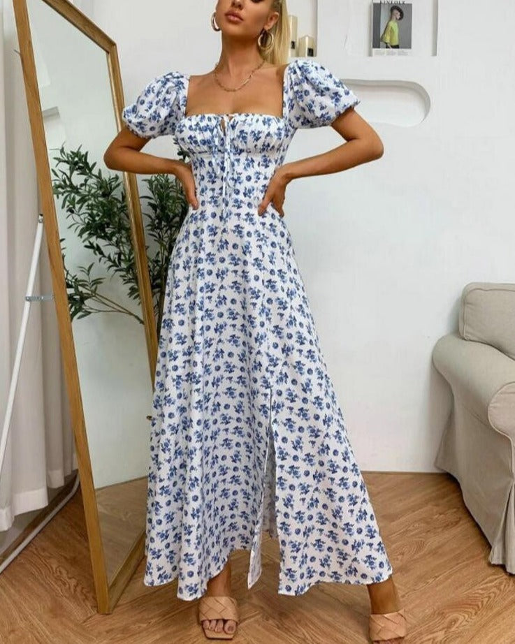 Veronica™ | Robe à manches bouffantes