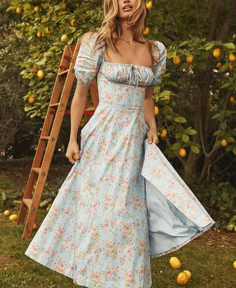 Veronica™ | Robe à manches bouffantes