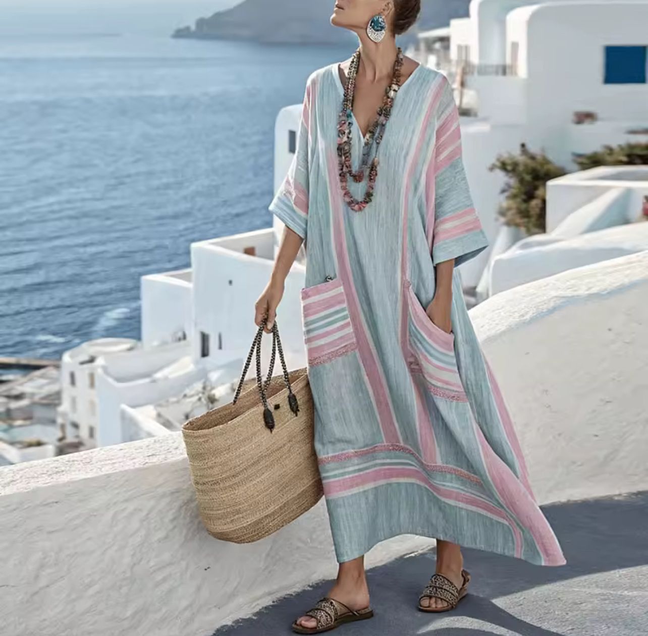 Élégante Mary - Robe longue de plage pour un look estival à la mode