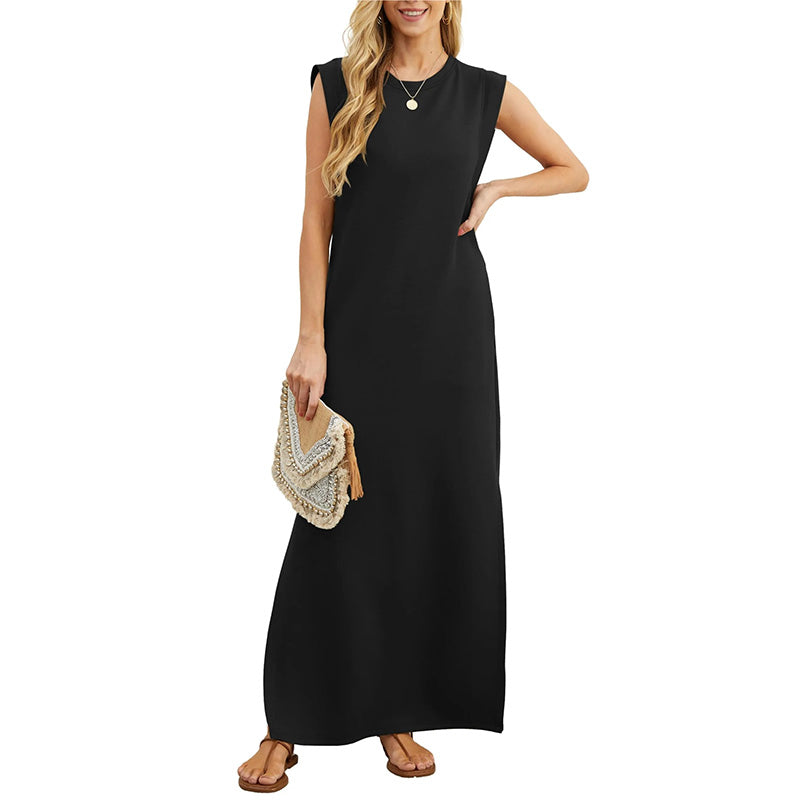 EMMA | Robe Longue Fluide Sans Rides