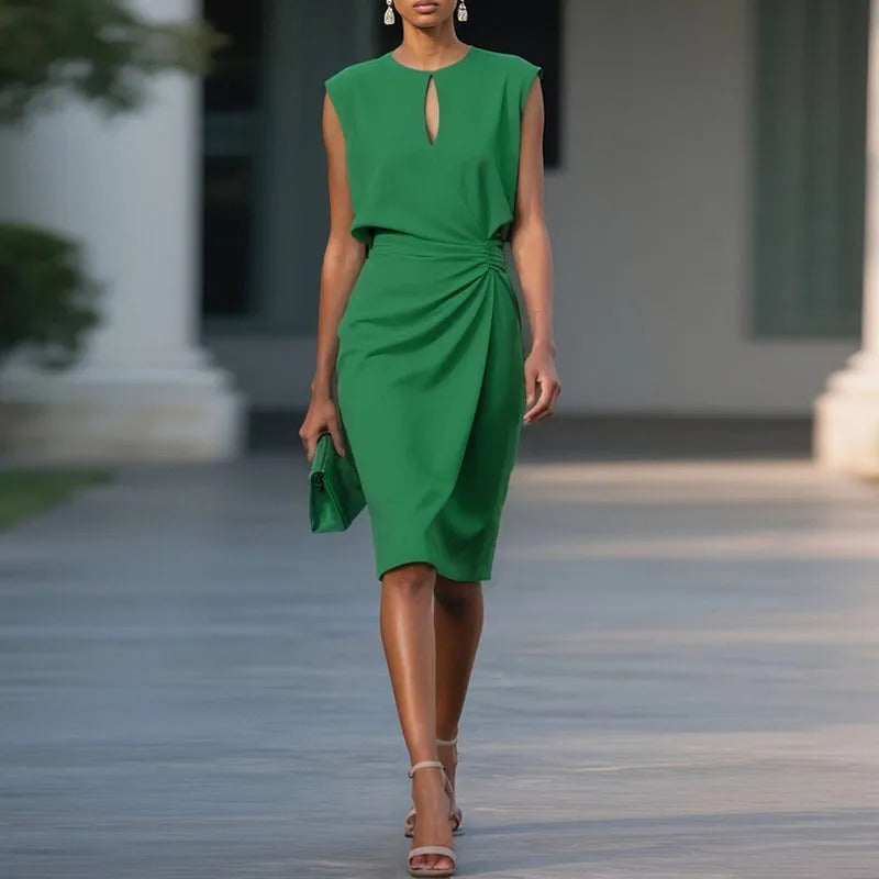 ELARA | Robe Professionnelle Silhouette Flatteuse Confort Toute la Journée