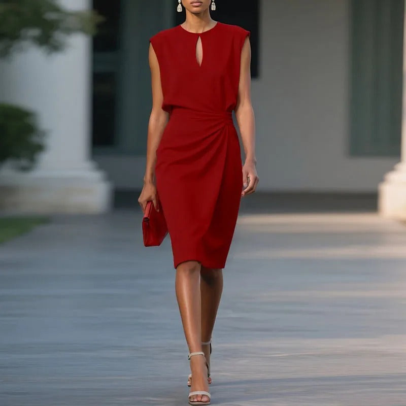 ELARA | Robe Professionnelle Silhouette Flatteuse Confort Toute la Journée