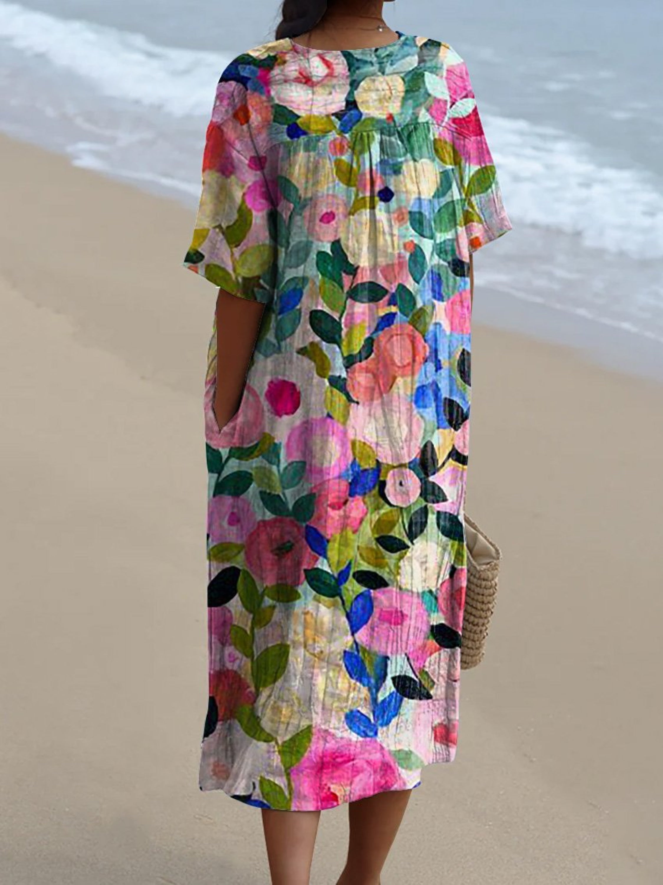 Bente - Robe Vintage à Fleurs