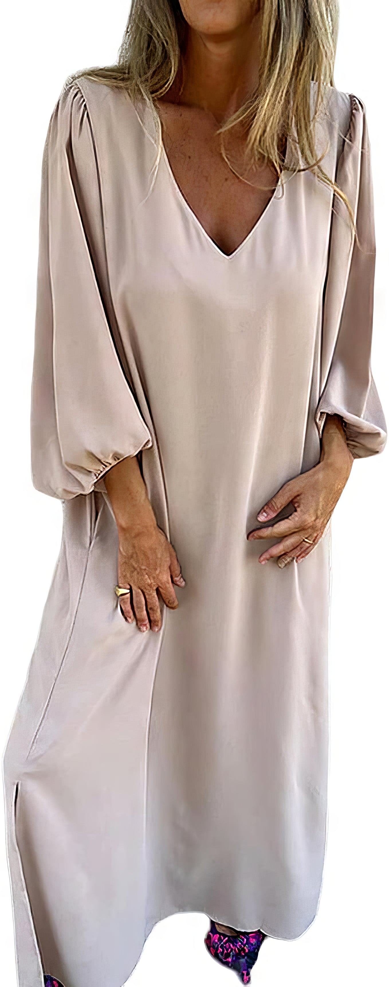 LIVIA | Robe Bohémienne Longue avec Poches et Coupe Stylée