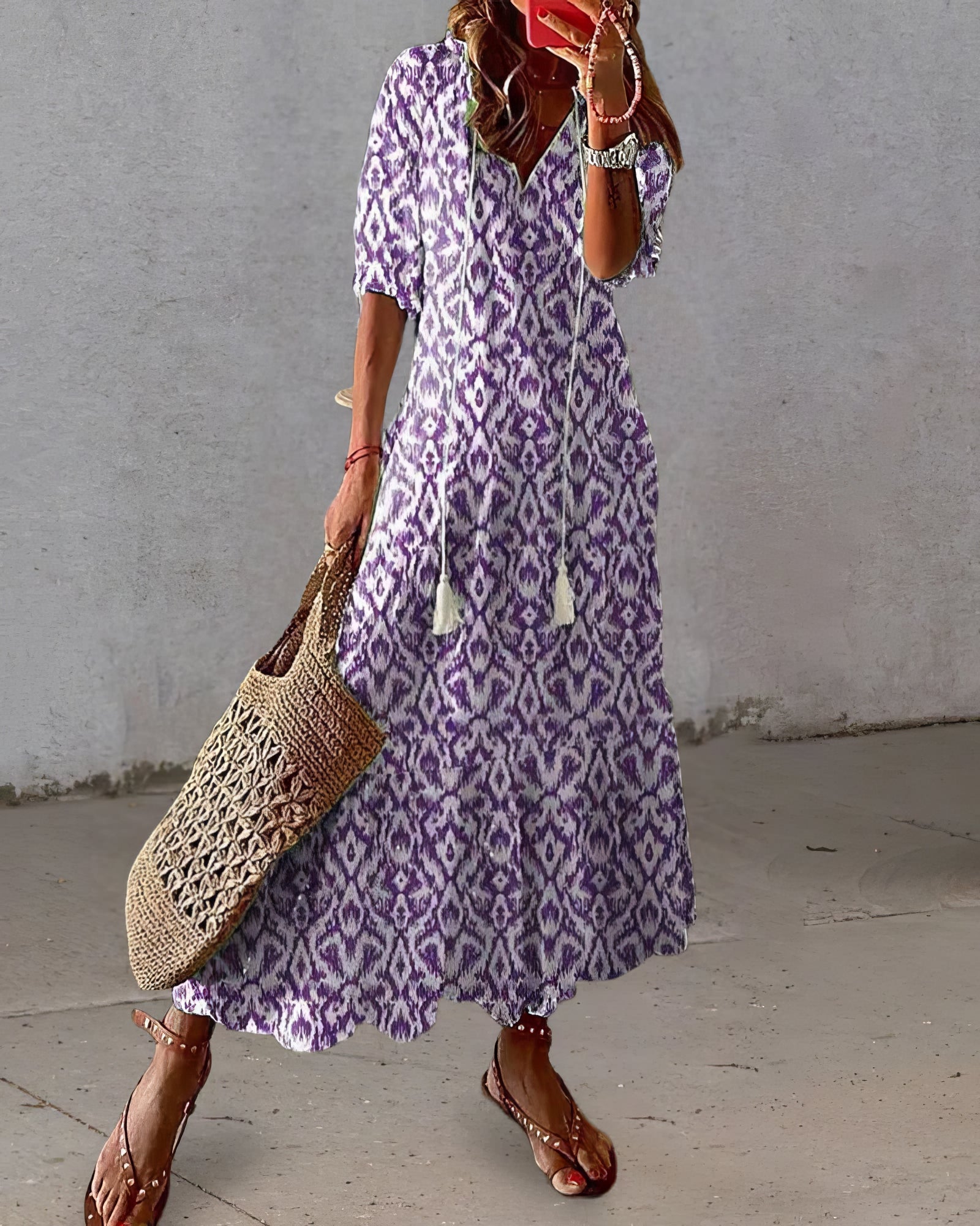 ÉLODIE | Robe Bohémienne Séduisante et Confortable