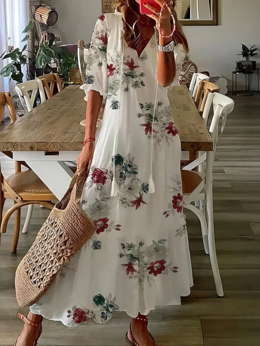 ÉLODIE | Robe Bohémienne Séduisante et Confortable