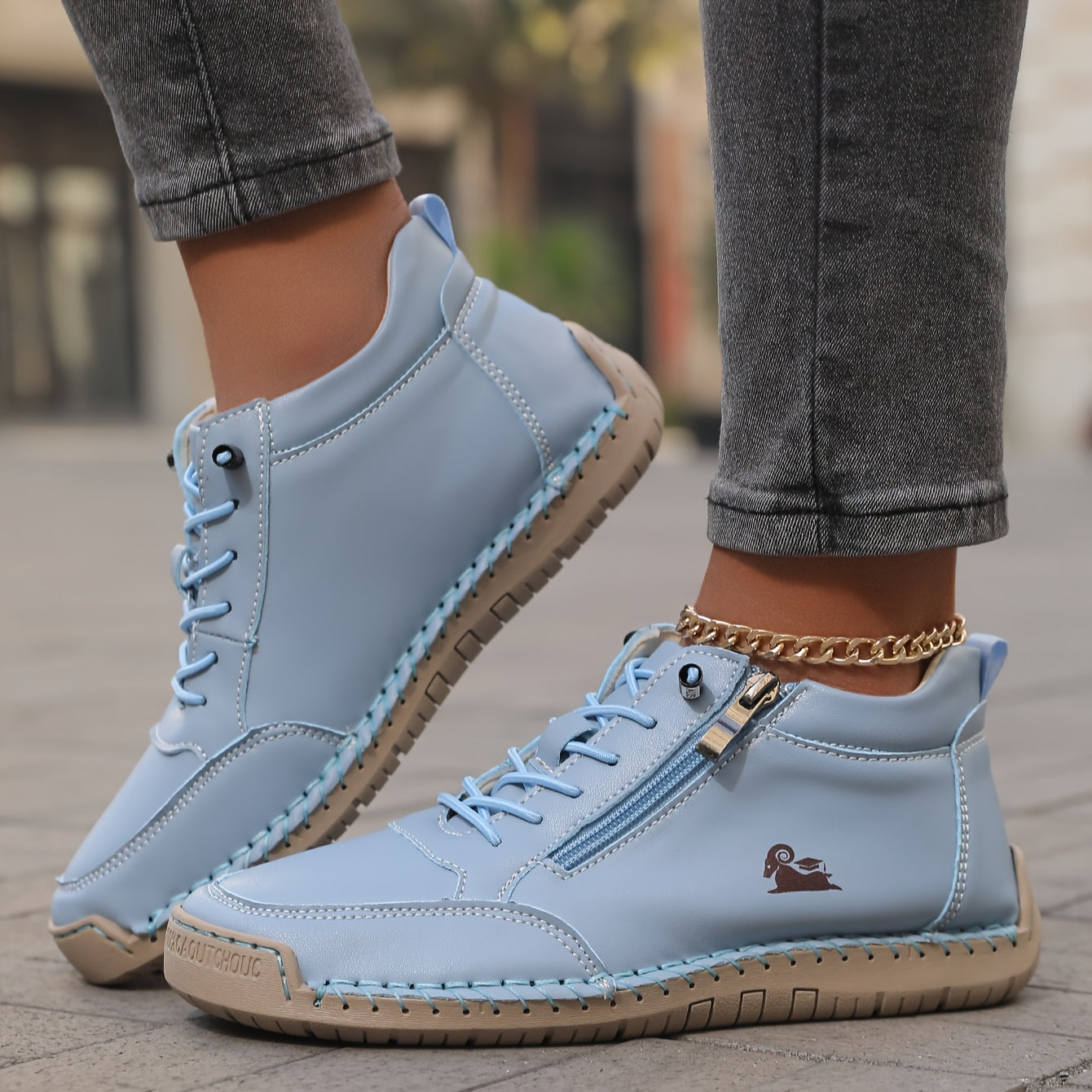 Mila™ – Baskets confortables + Fermeture éclair