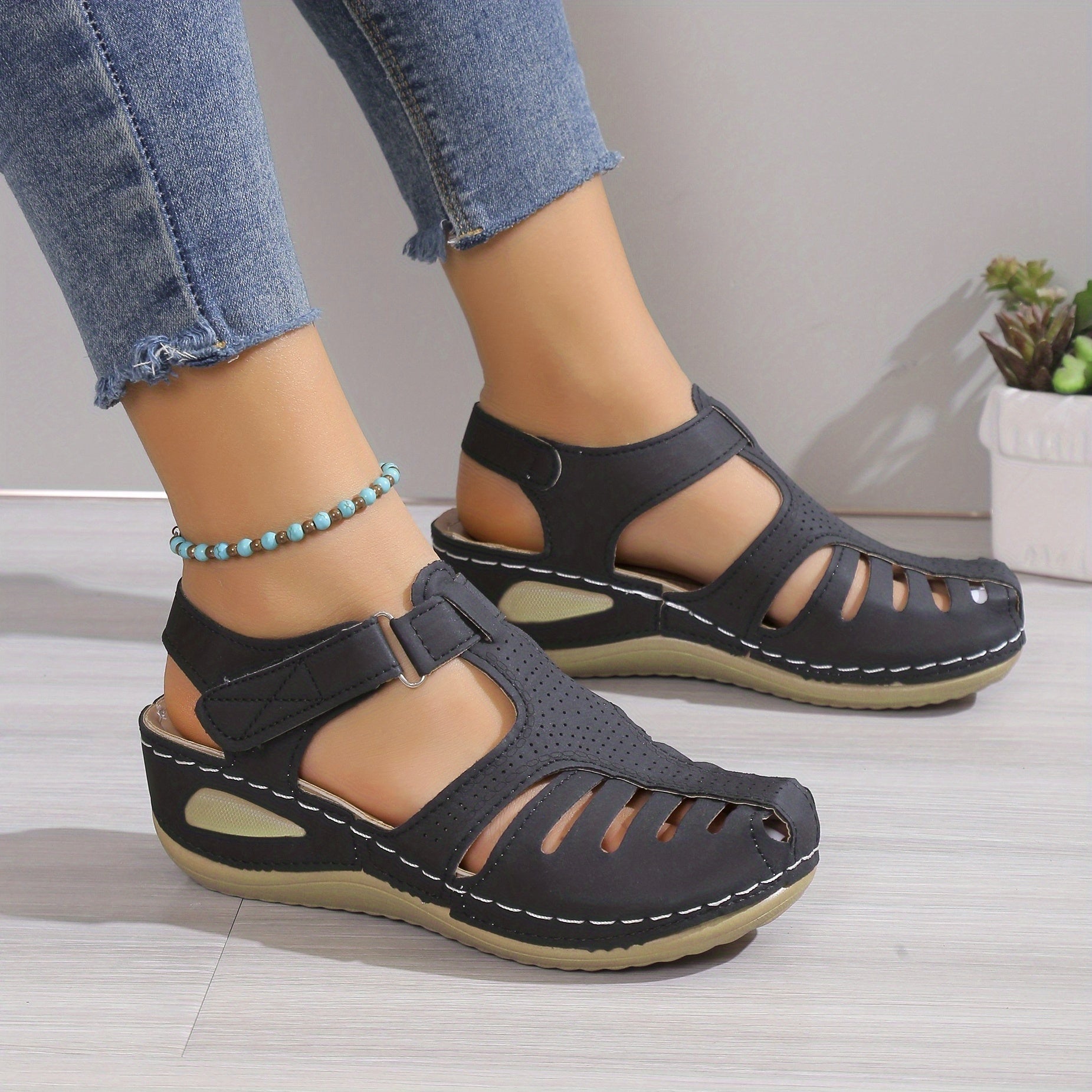 Leni™ – Sandales de confort avec élévation douce
