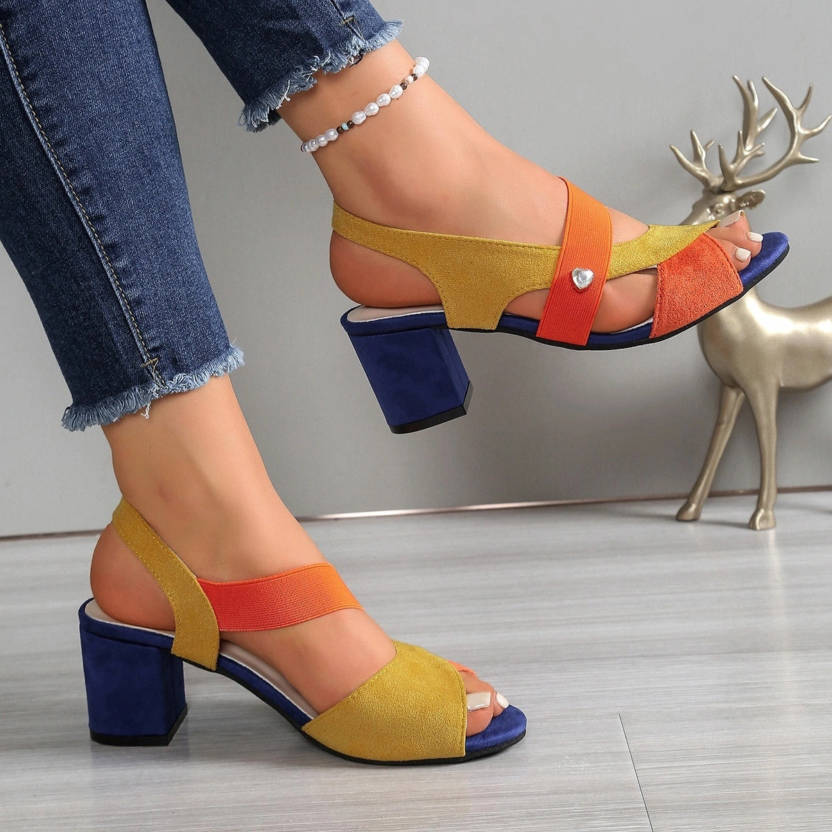 Elara™ | Talons Confortables avec Sangles Croisées