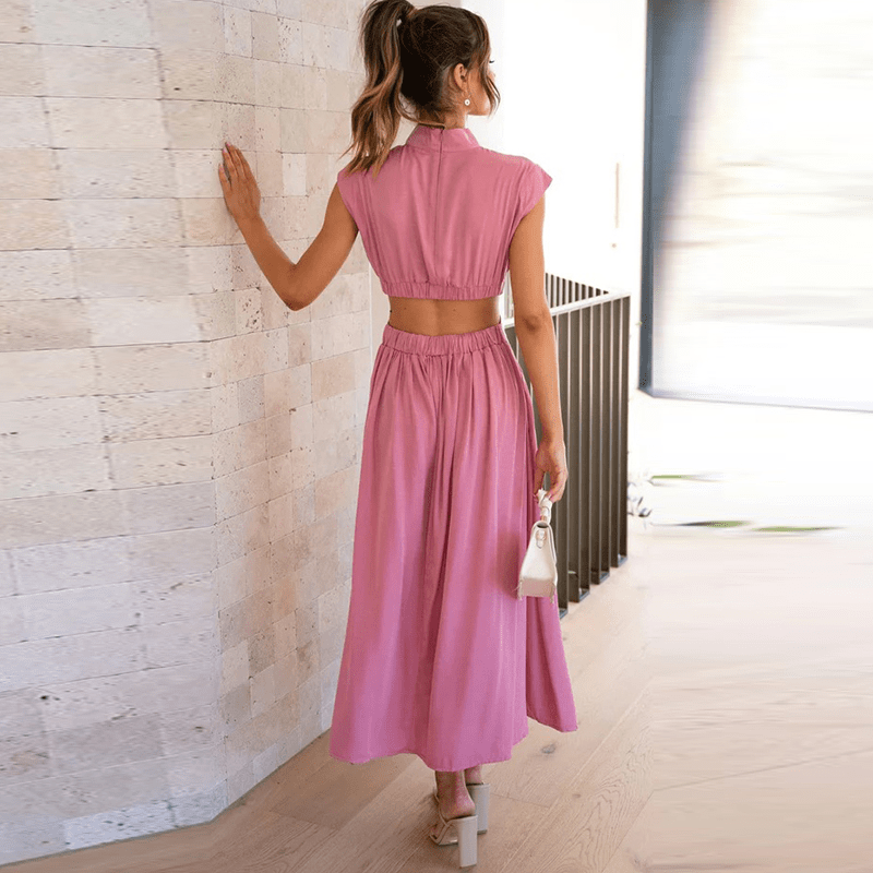 ALMA | Robe Longue Élégante et Fluide pour Toutes les Occasions