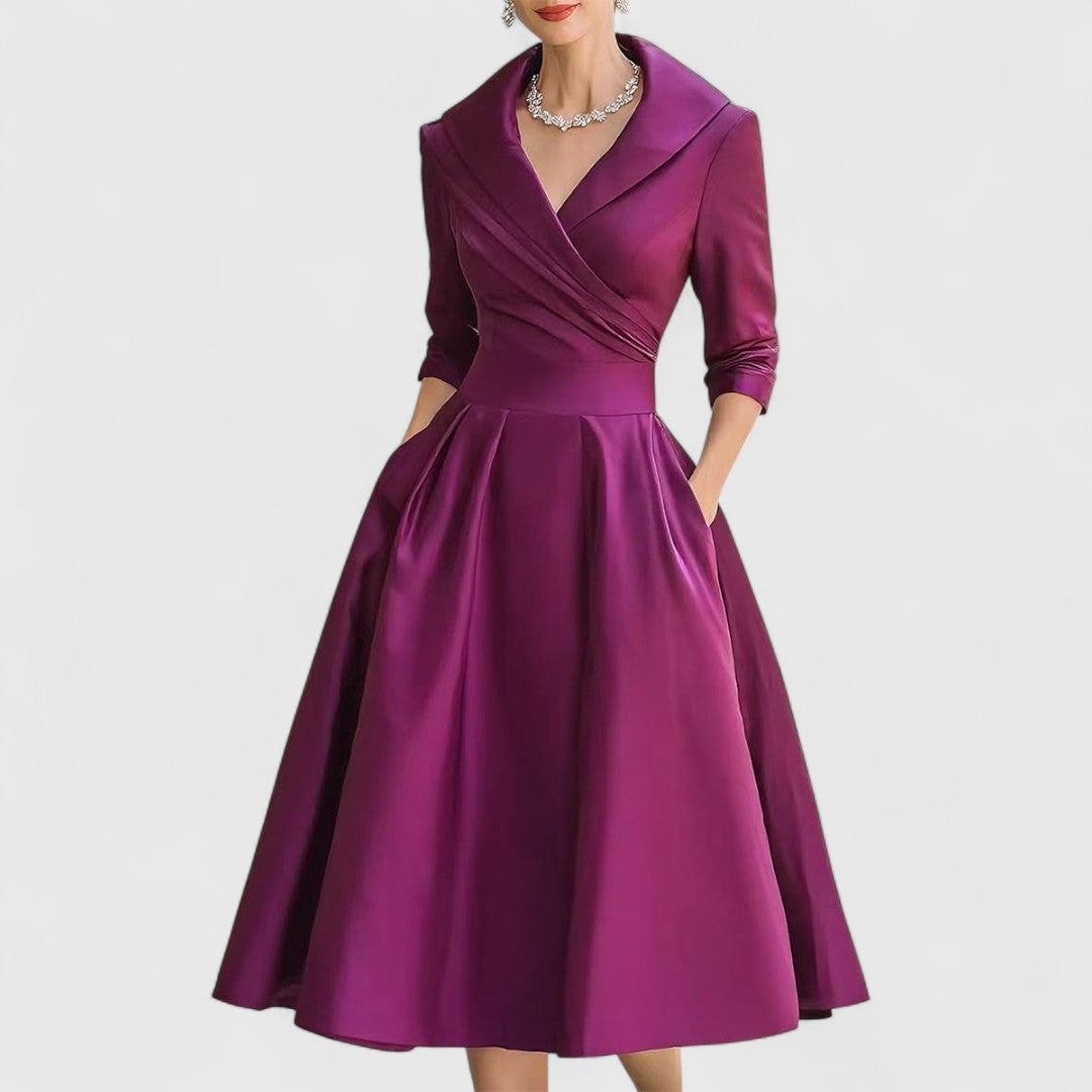 Teresa™ | Robe midi avec une coupe élégante et une silhouette flatteuse
