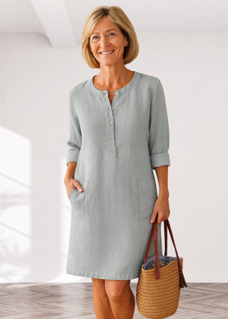 EVI | Robe décontractée pour femmes avec coupe décontractée et look intemporel pour tous les jours