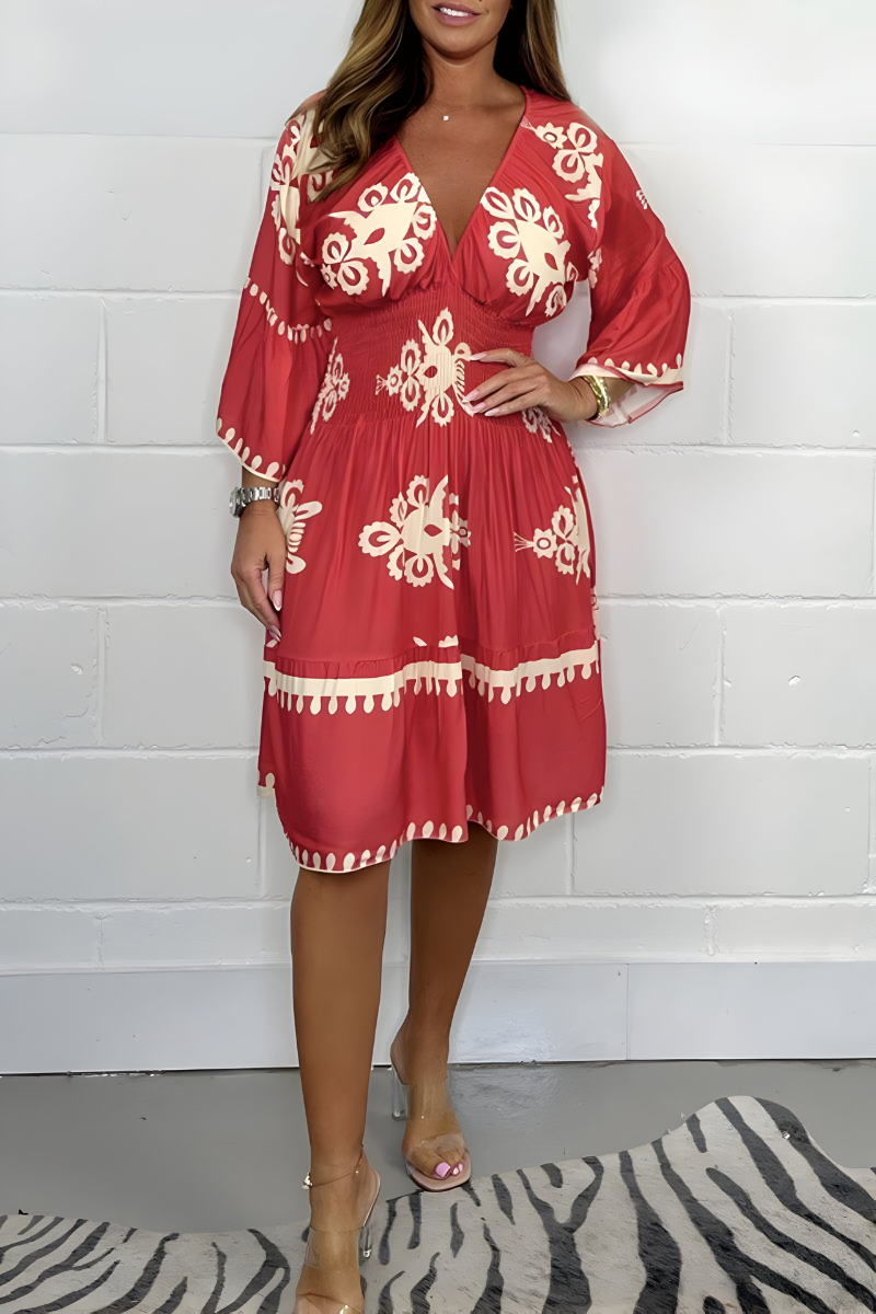 IVY™ | Robe Boho Midi Élégance et Style Effortless