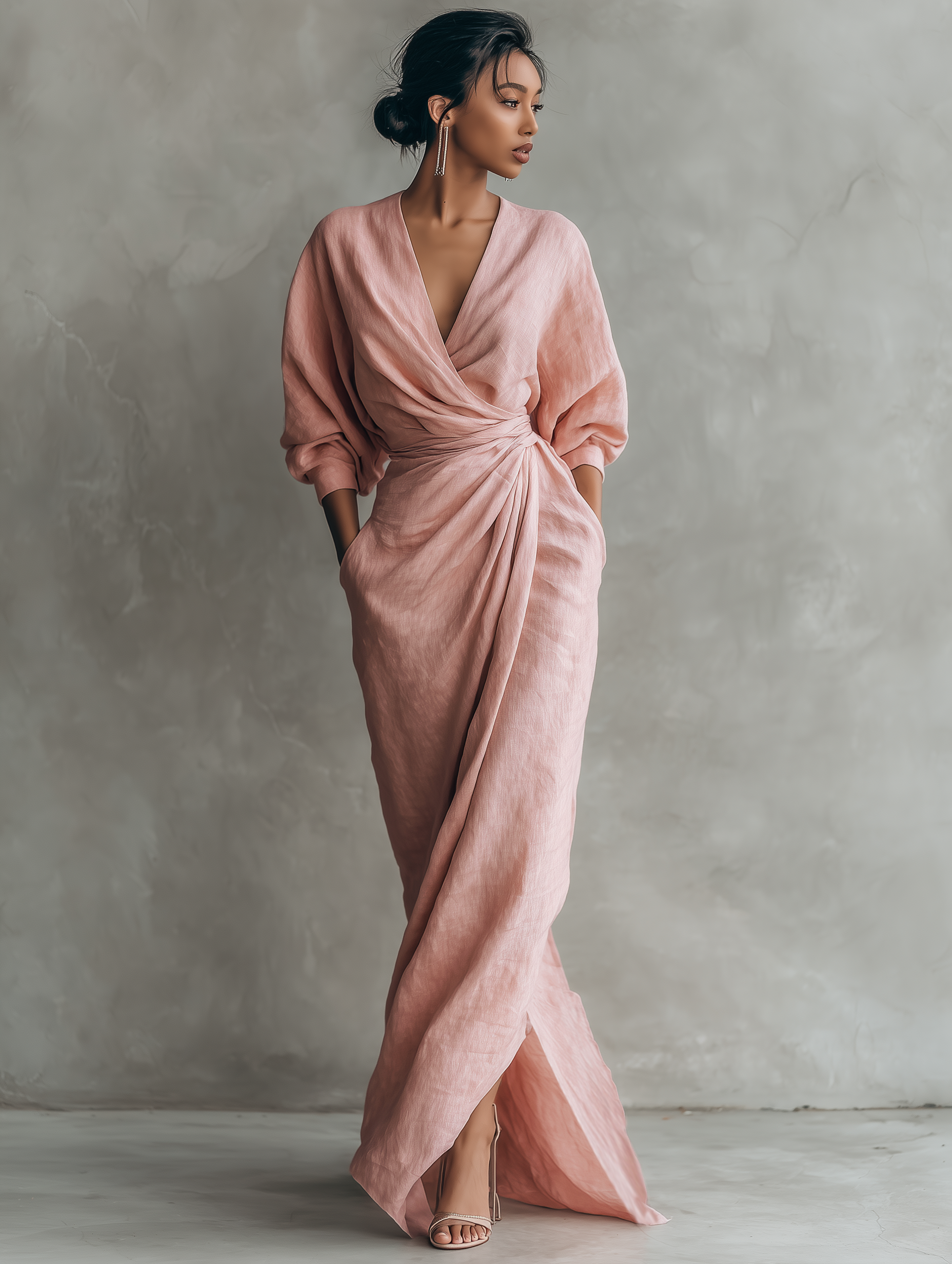 Robe Maxi Rose Col V