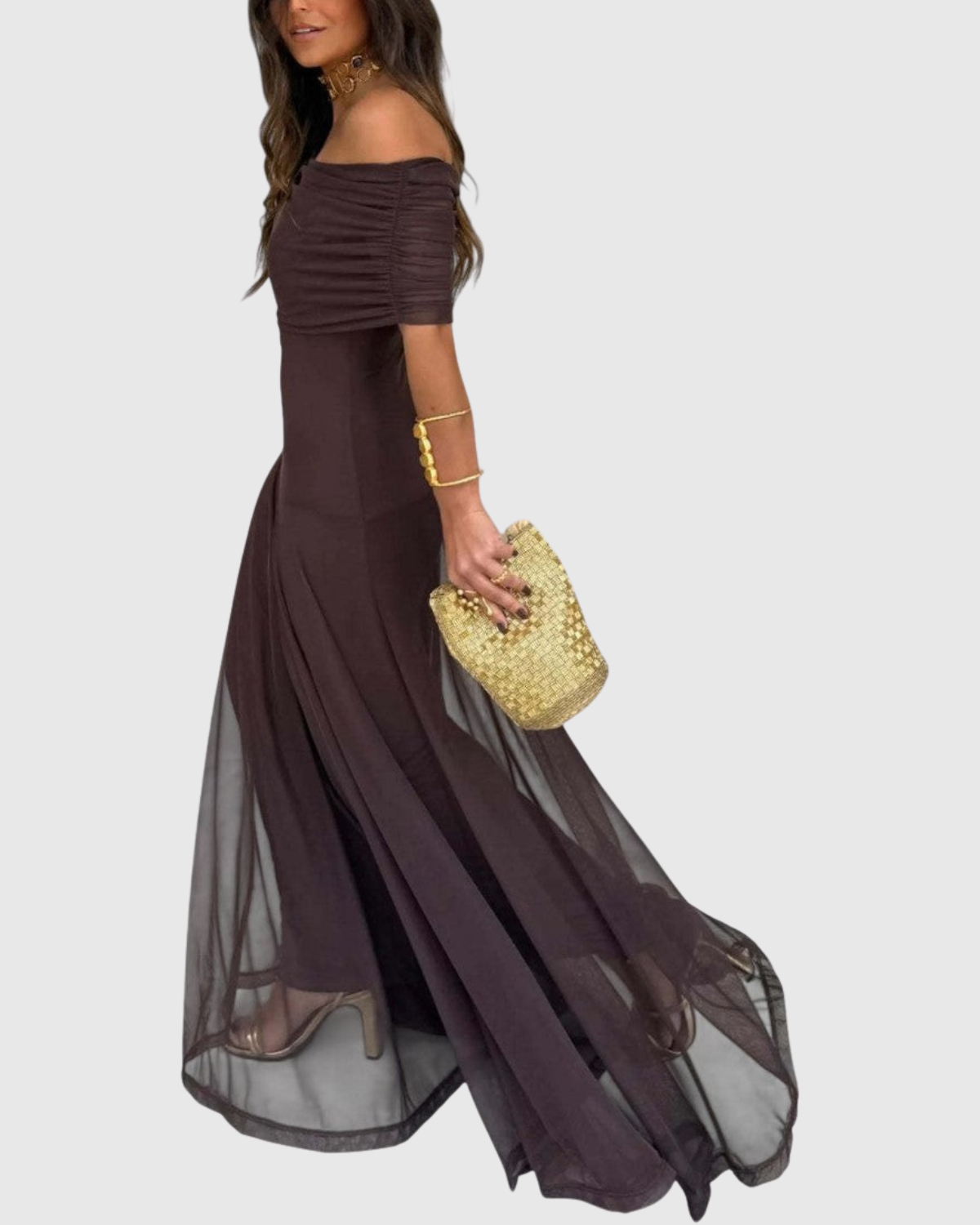 Alicia™ | Robe maxi à une épaule