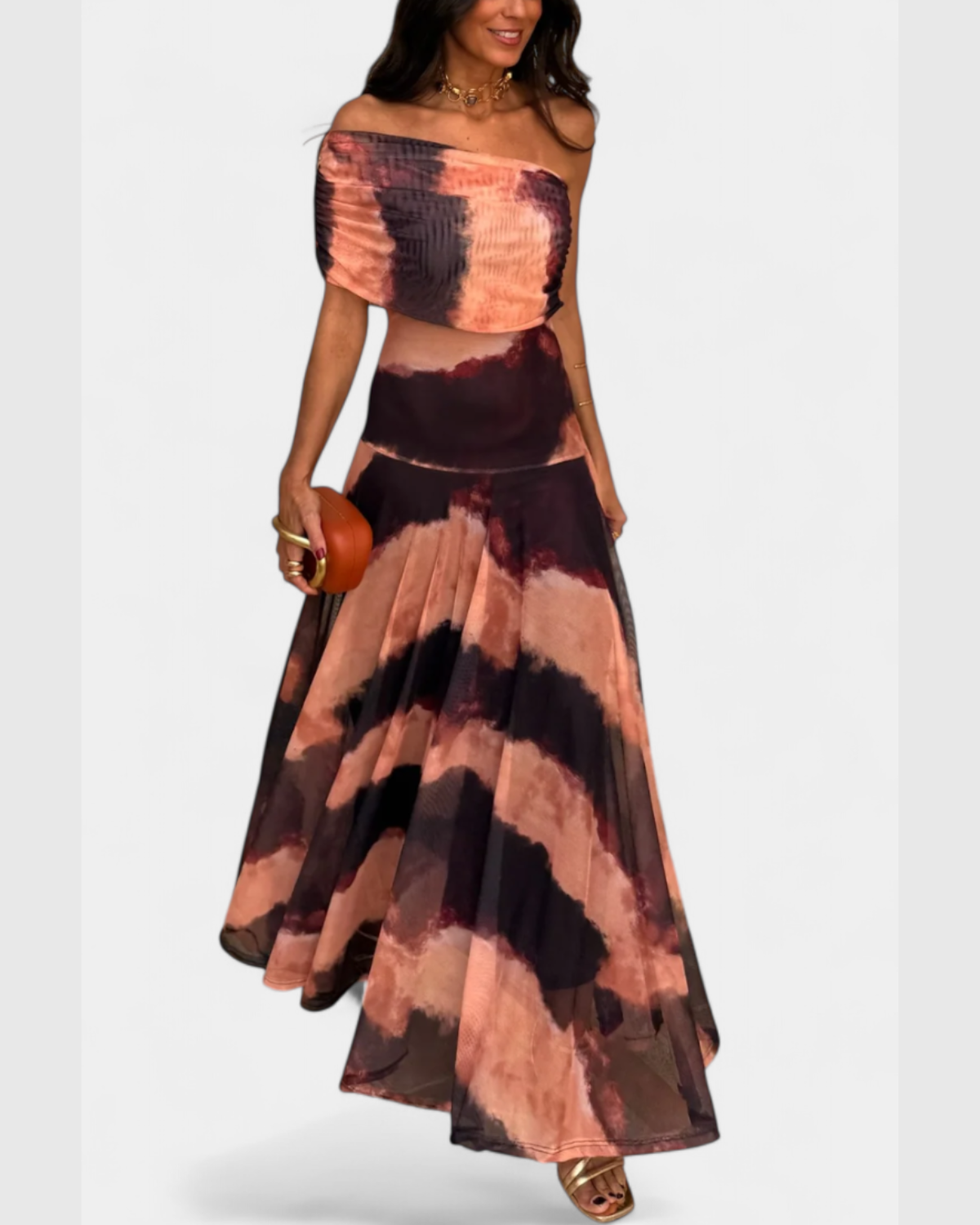 Alicia™ | Robe maxi à une épaule