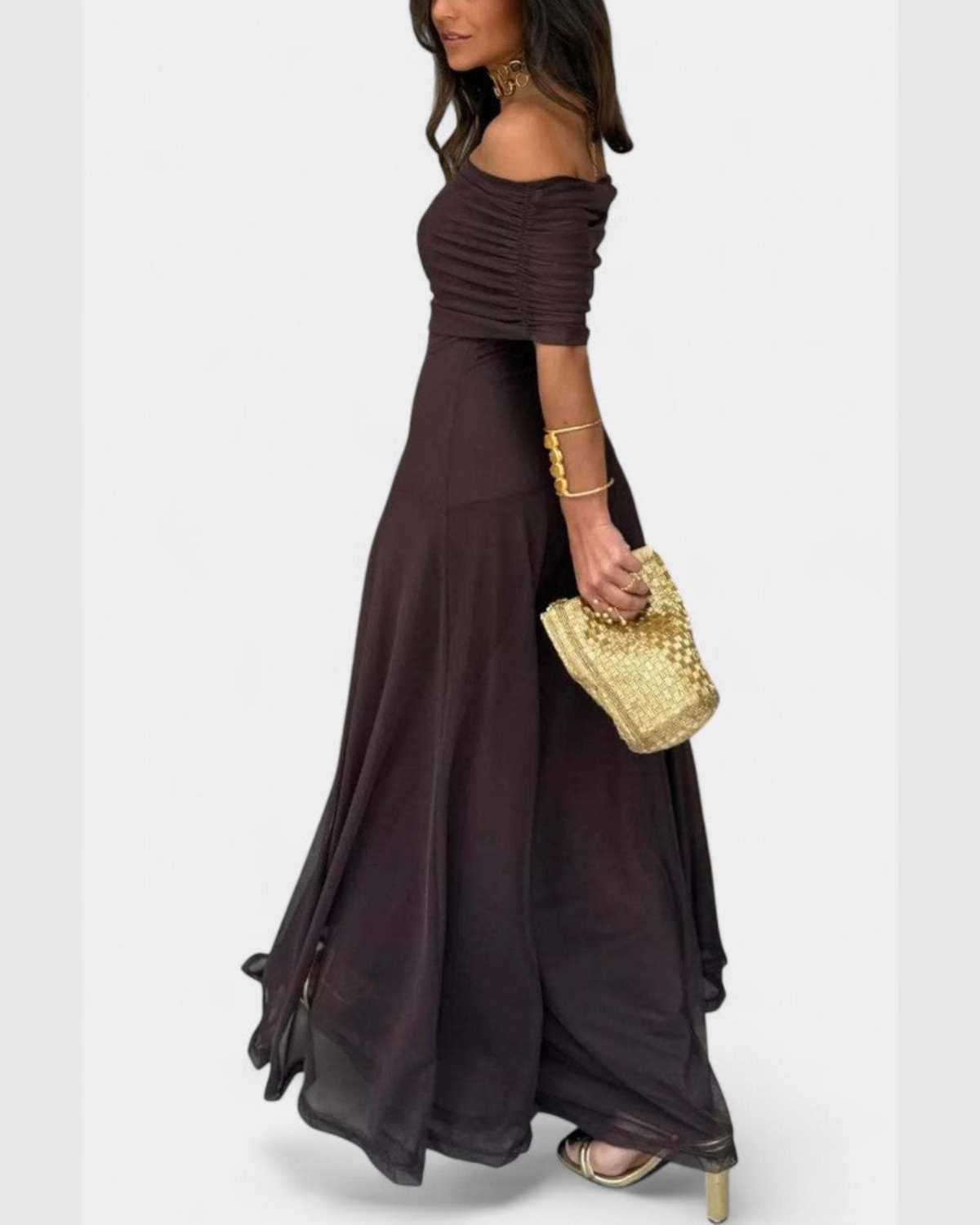 Alicia™ | Robe maxi à une épaule