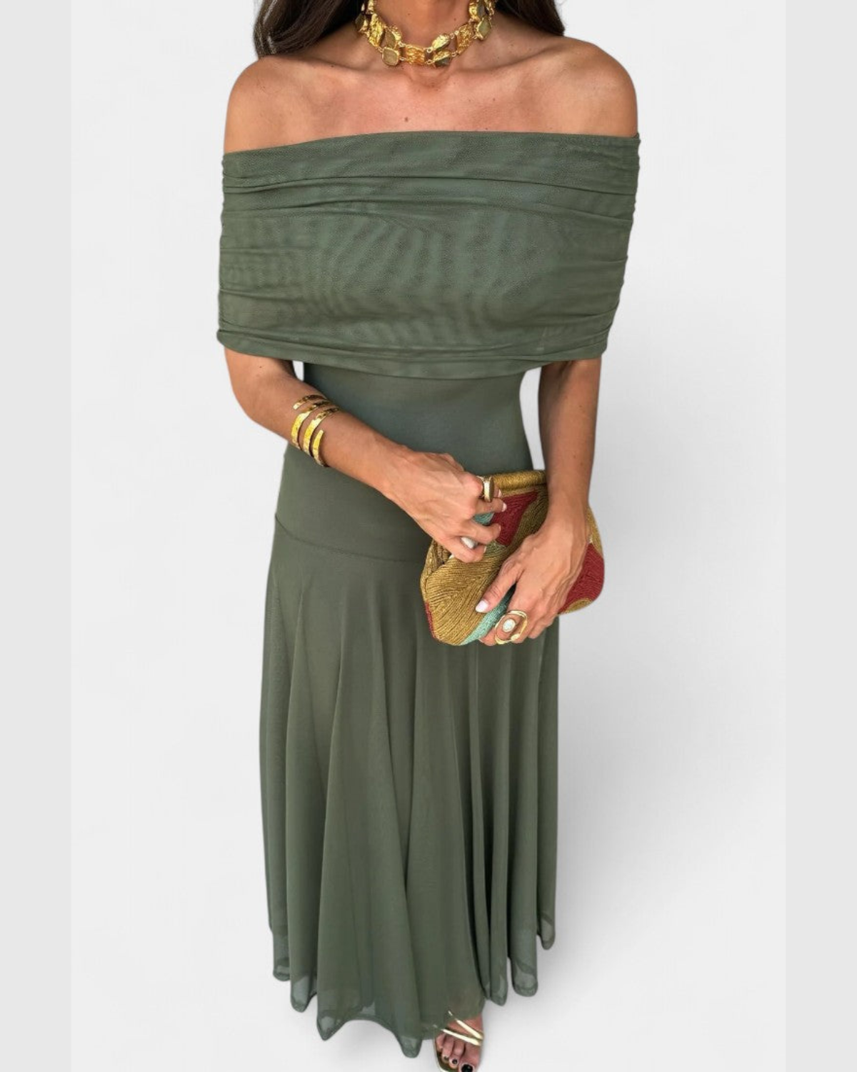 Alicia™ | Robe maxi à une épaule