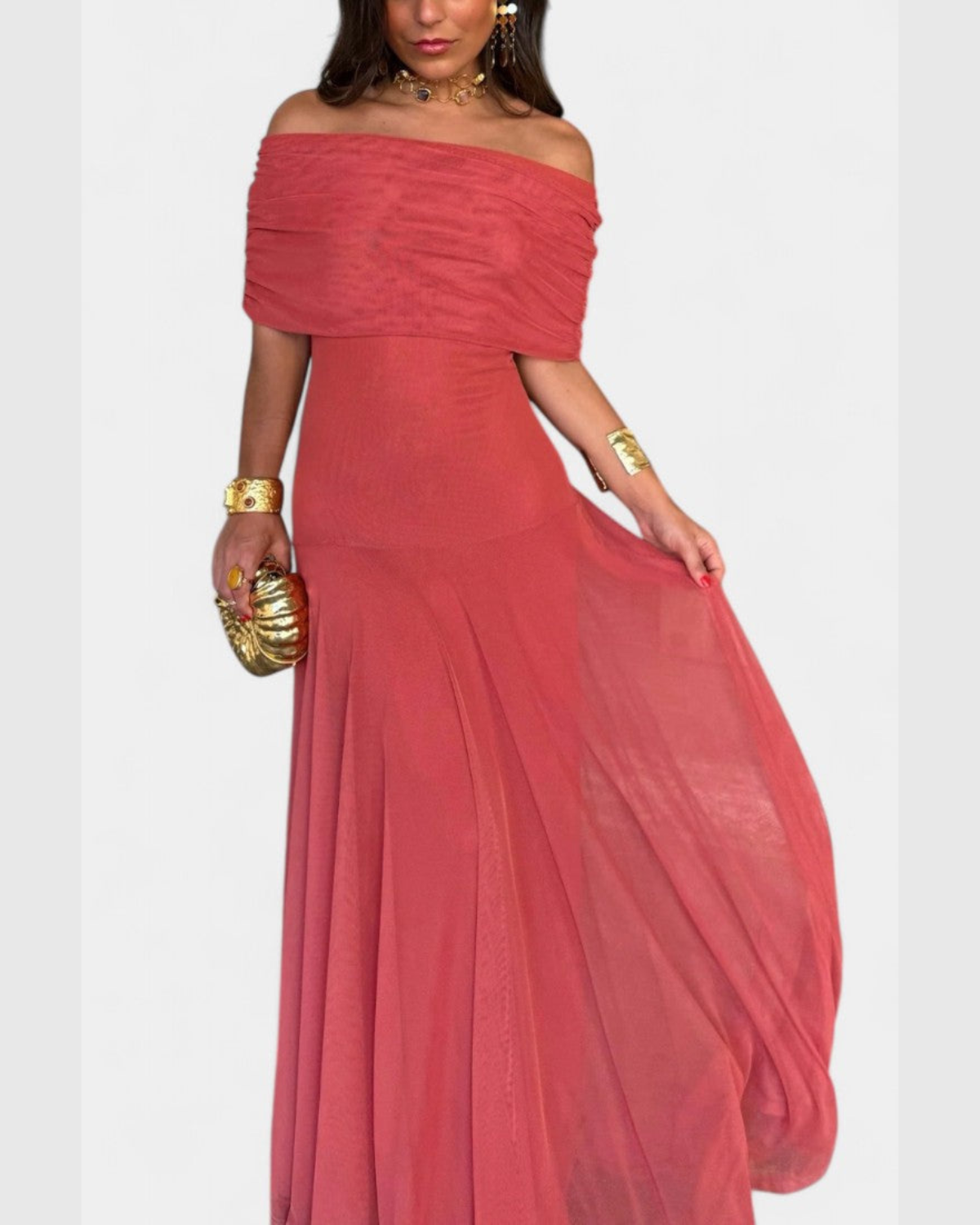 Alicia™ | Robe maxi à une épaule