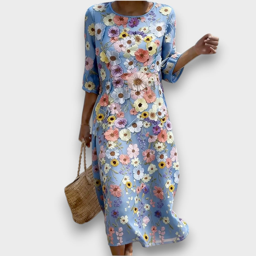 Melissa | Robe midi confortable et élégante