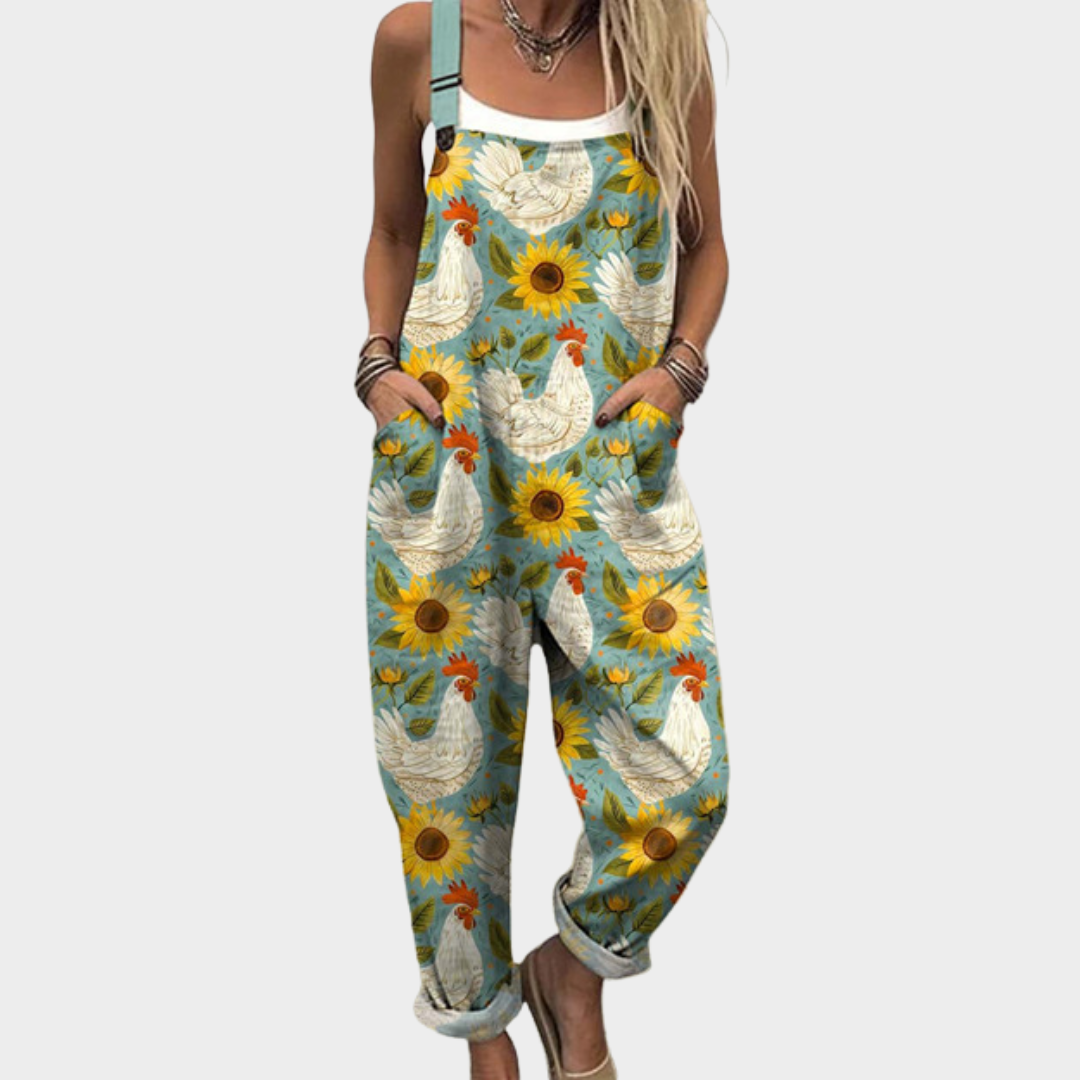Combi-pantalon imprimé
