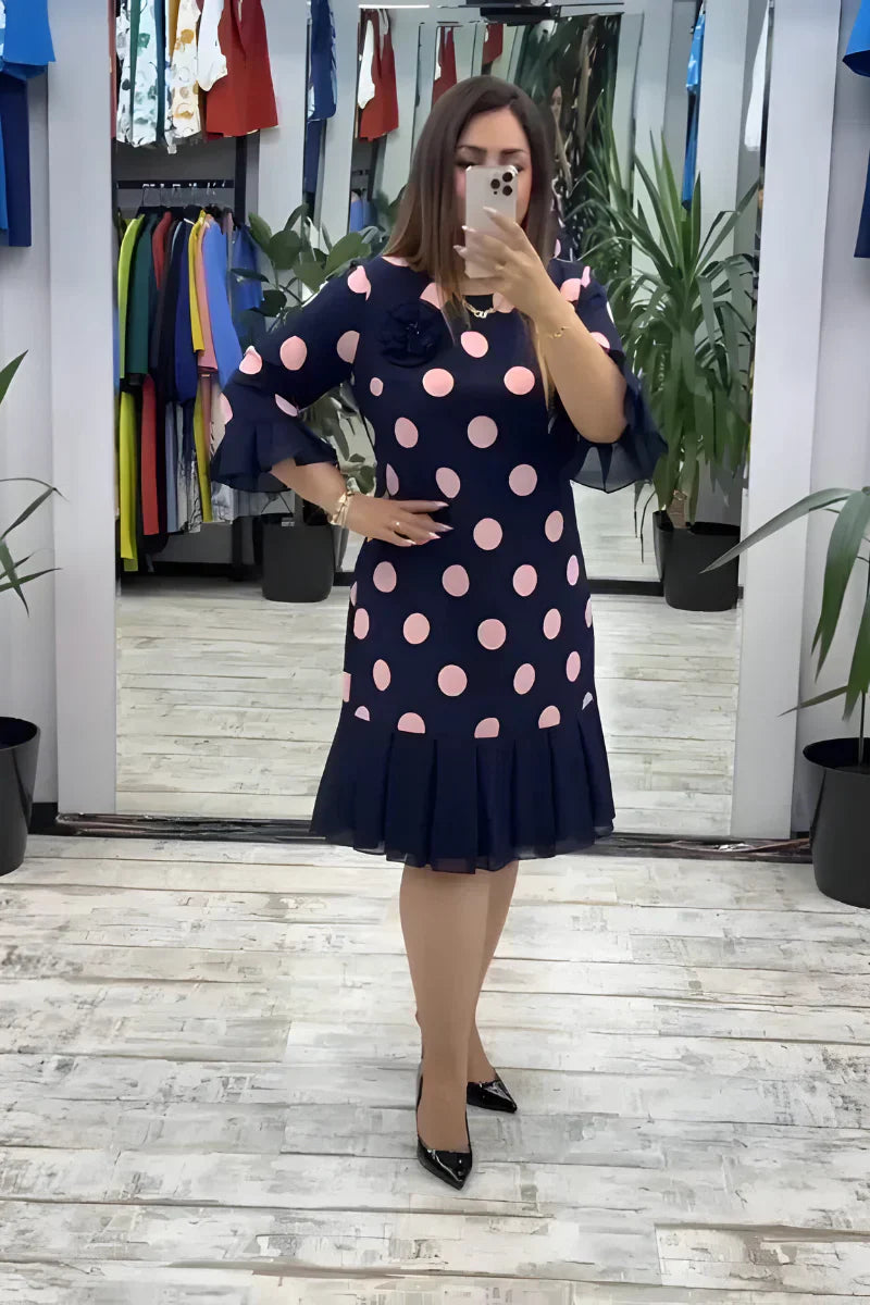 FLEUR™ | Robe midi élégante avec une coupe flatteuse et un style intemporel