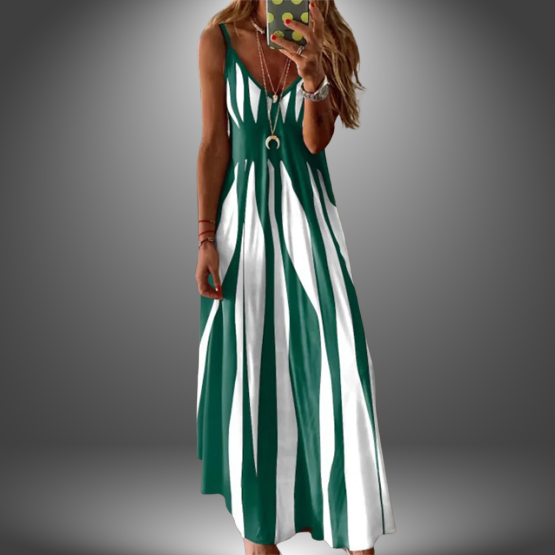Angela | Robe Longue Élégante et Confortable
