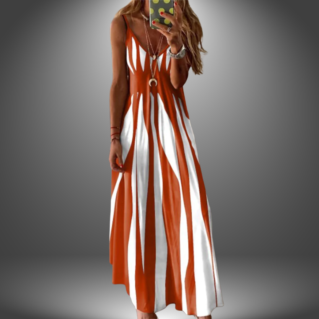 Angela | Robe Longue Élégante et Confortable