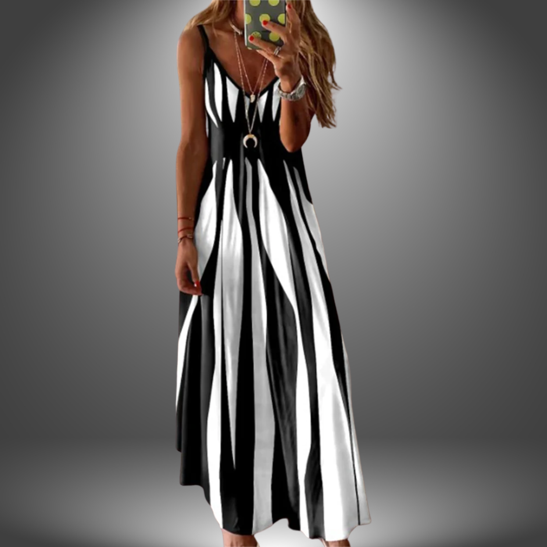 Angela | Robe Longue Élégante et Confortable