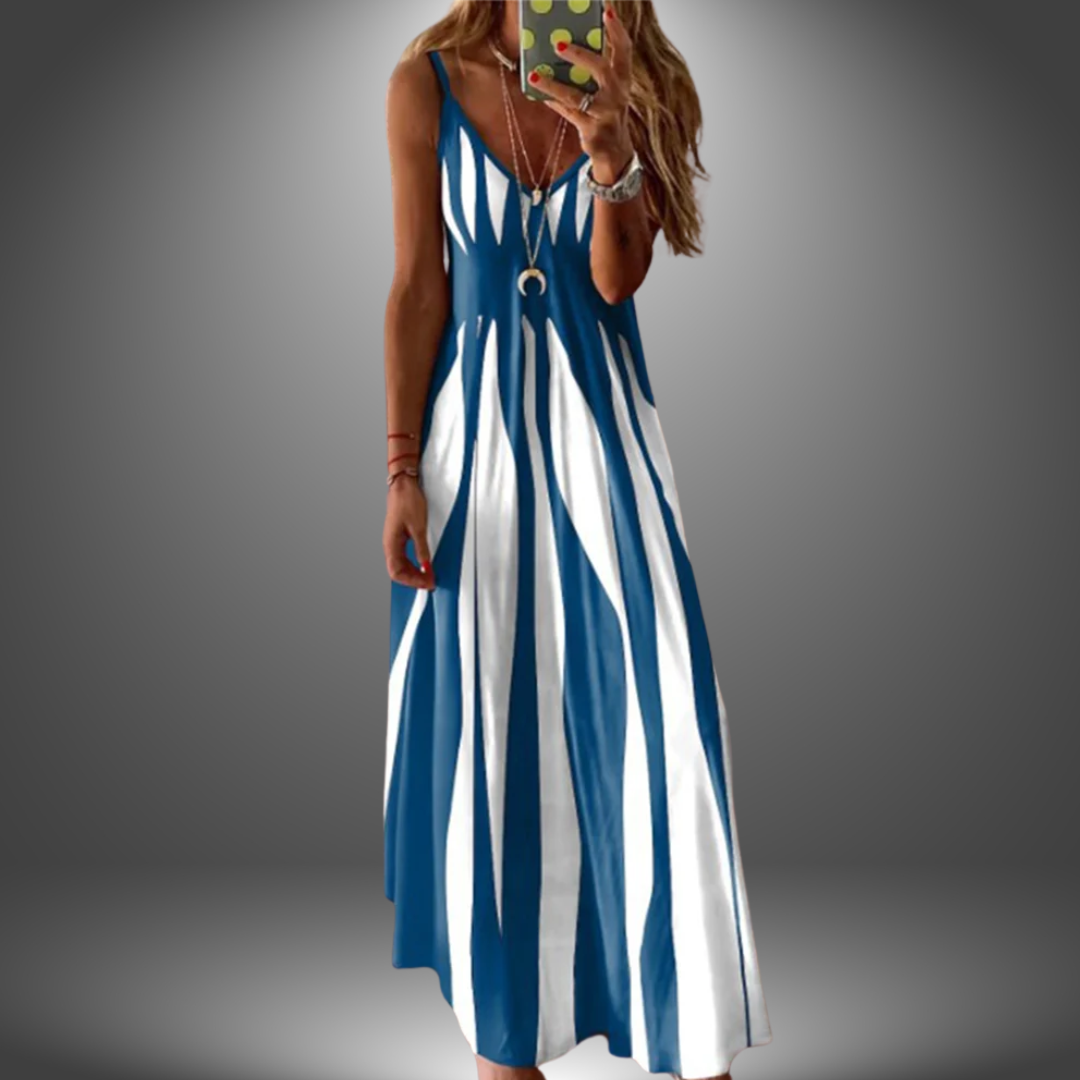 Angela | Robe Longue Élégante et Confortable
