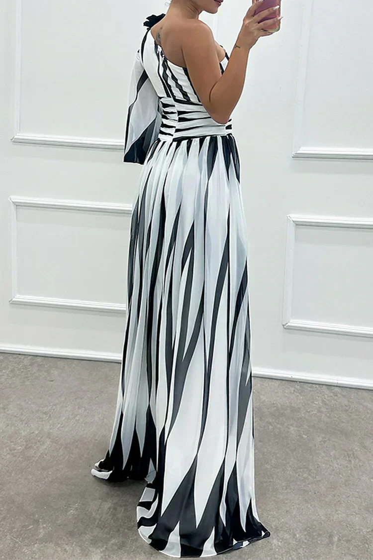 Fenna™ | Robe longue élégante à une épaule