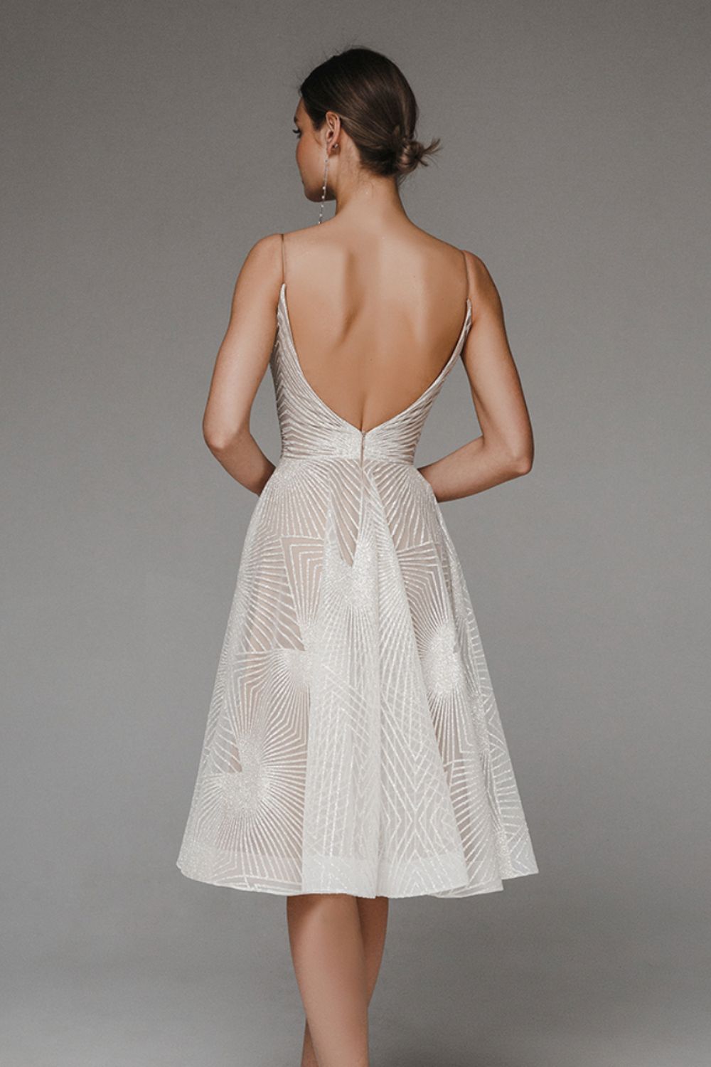 Velia | Robe Midi Élégante et Étincelante