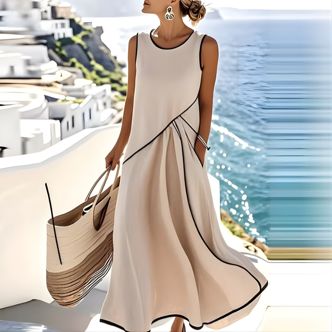 Saige™ Robe d'Été Rayée