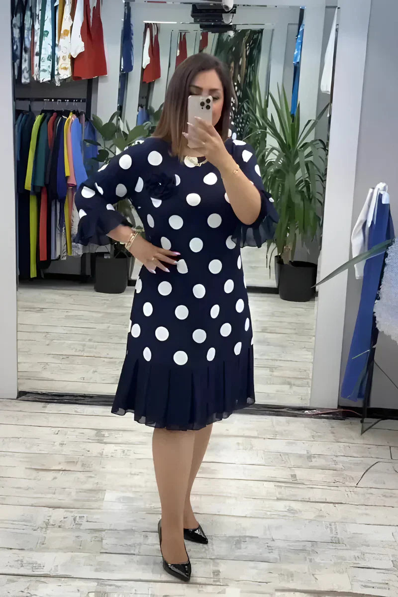 FLEUR™ | Robe midi élégante avec une coupe flatteuse et un style intemporel