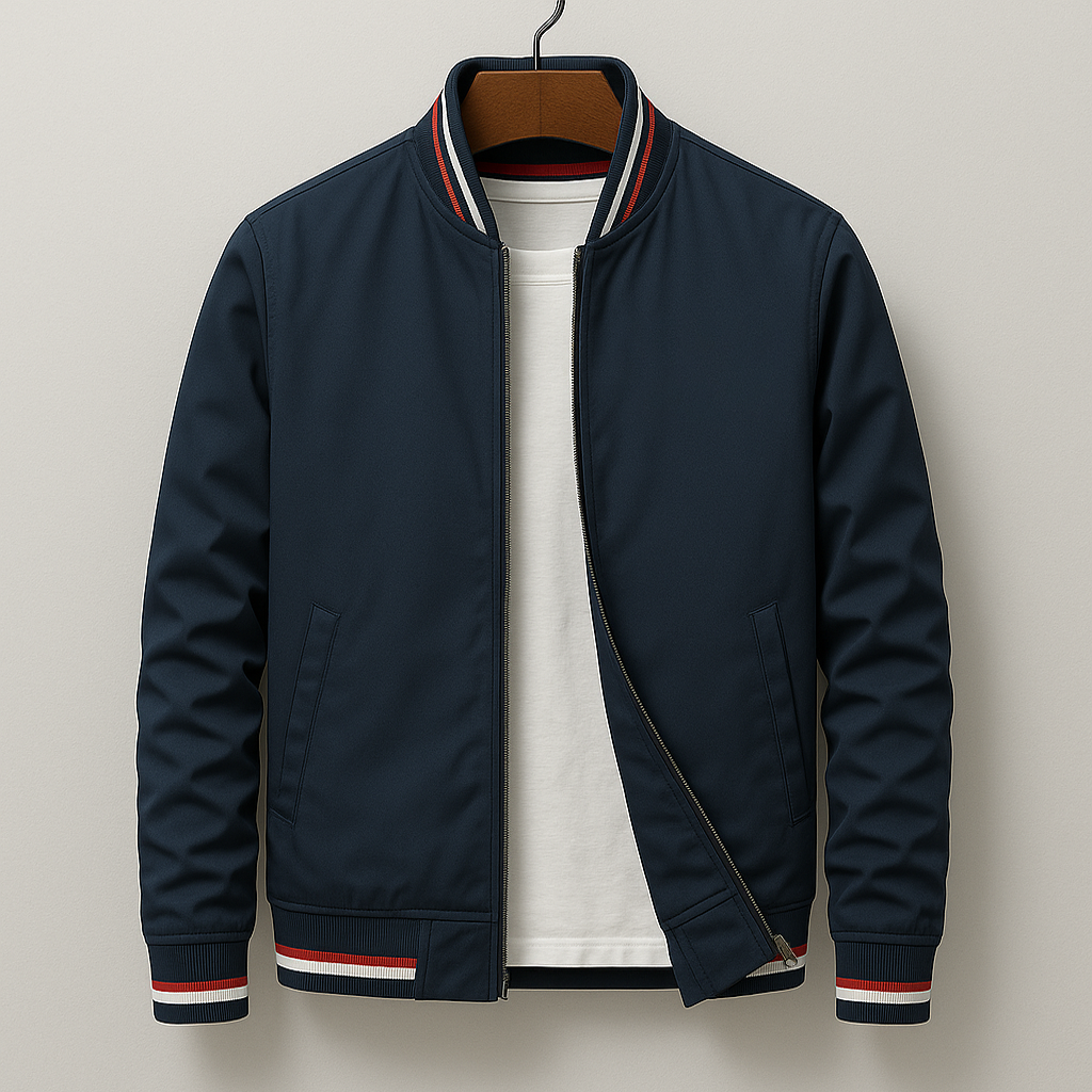 Beaumont™ | Blouson Bomber élégant à rayures