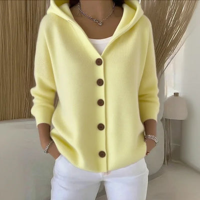 SOLÈNE™ | Cardigan à capuche