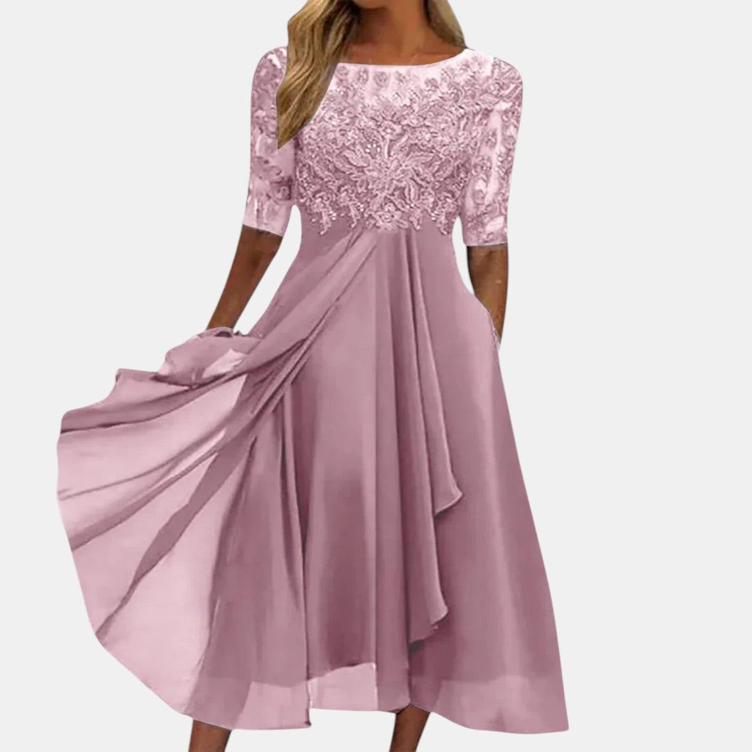 RHONDA | Robe en dentelle élégante